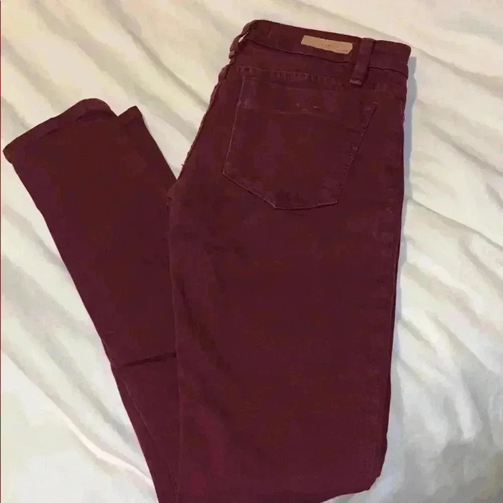 Sanctuary Skinny The Charmer Jean size 26 Burgundy